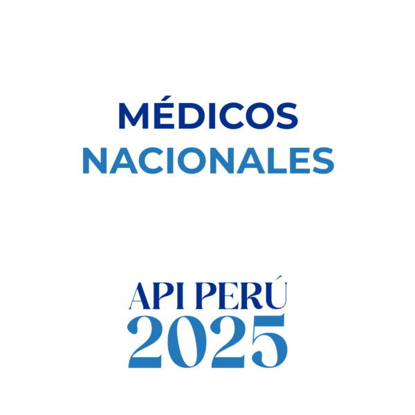 MÉDICOS NACIONALES | APIPERU 2025